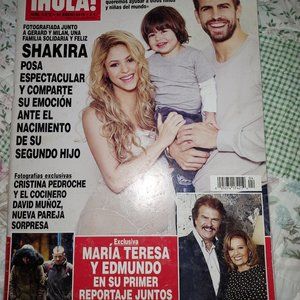 "HOLA!" Magazines Spanish Español Revista Shakira Piqué January 2015